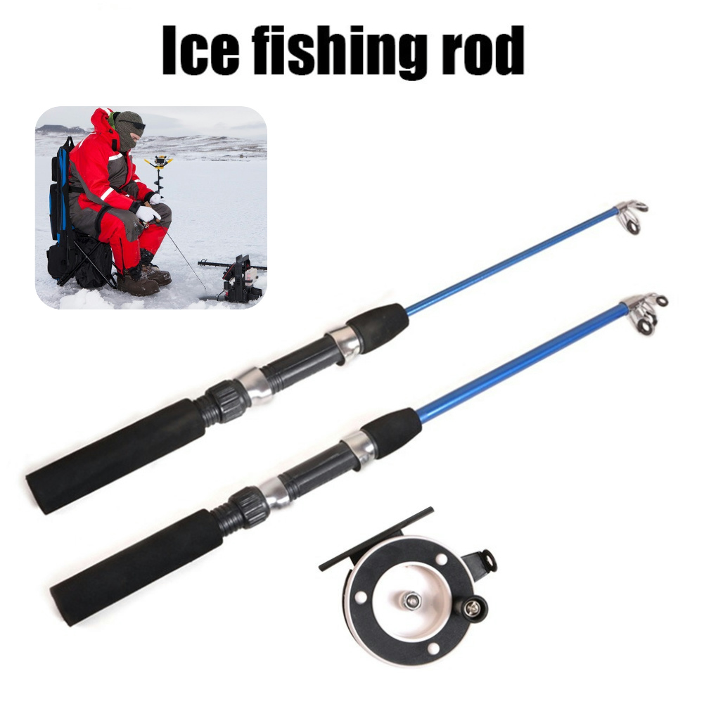 Ice Fishing Reel - Winter Shrimp Fishing Rod Mini Ice