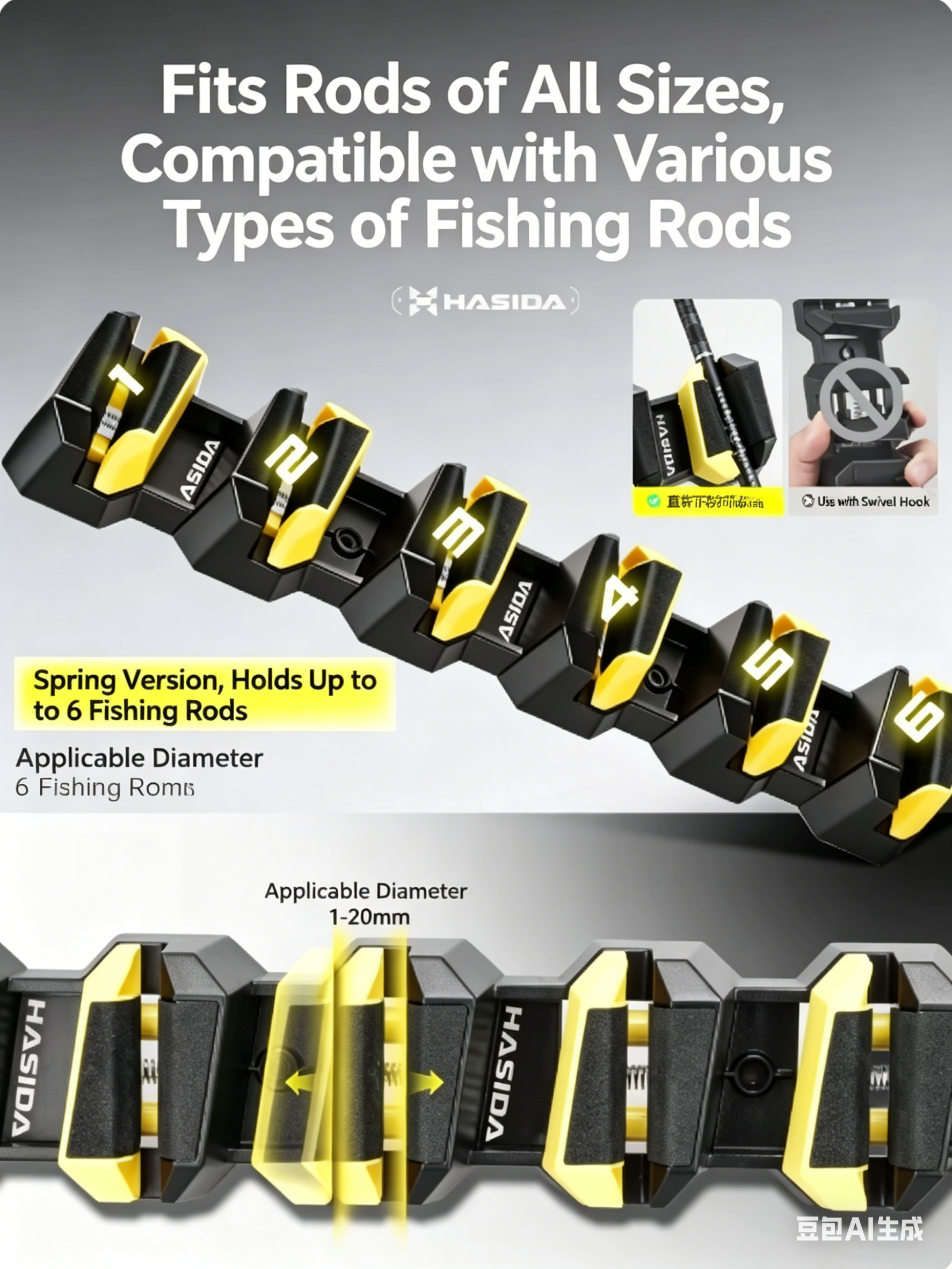 HISTAR Soft Rubber Wall-Mounte - Spinning Reel review and price