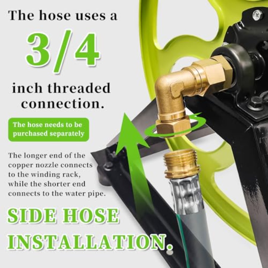 Stainless Steel Garden Hose Re - Reel Handle review and price