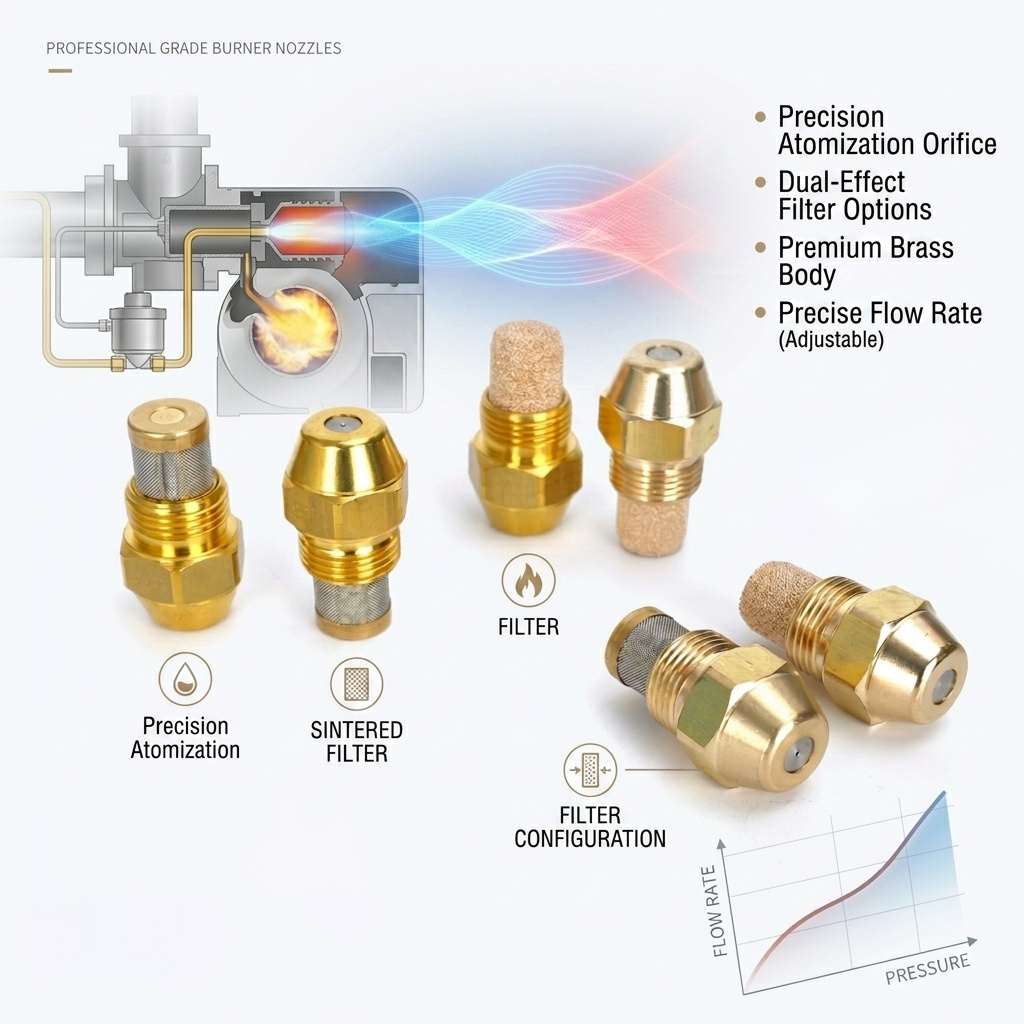 Brass Burner Oil Nozzle 80 Deg - Reel Oil review and price