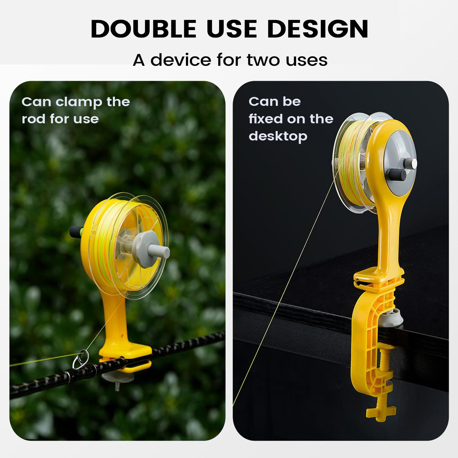 Fishing Line Spooler with Clam - Ice Fishing Reel review and price