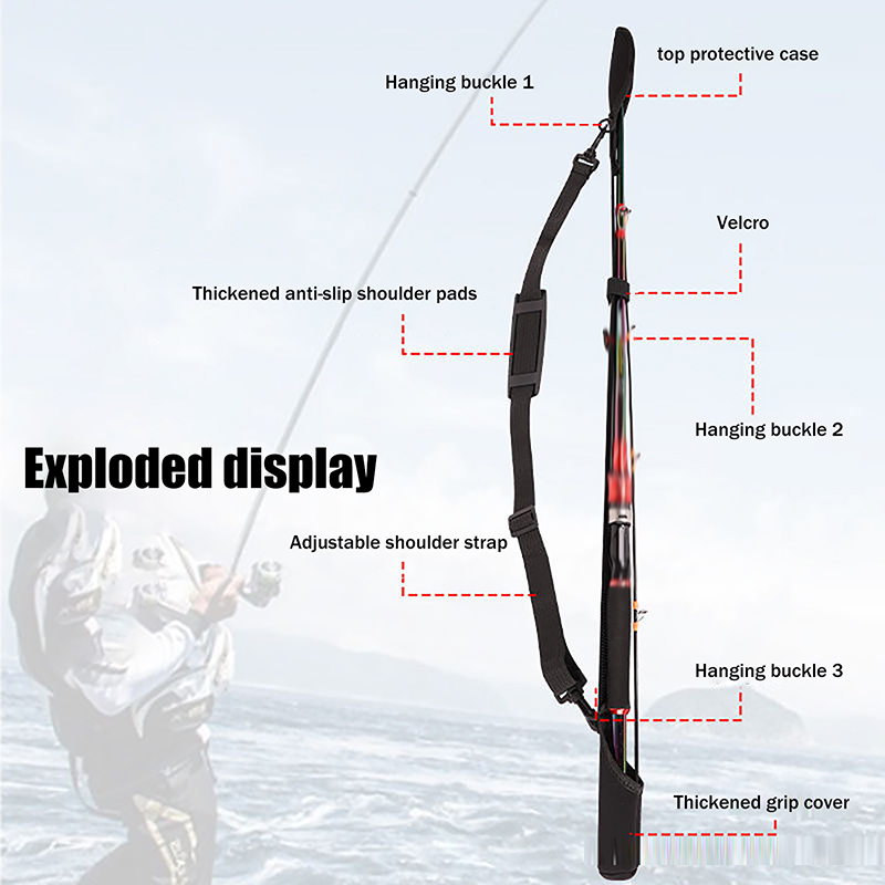 Adjustable Fishing Rod Storage - Reel Cover review and price