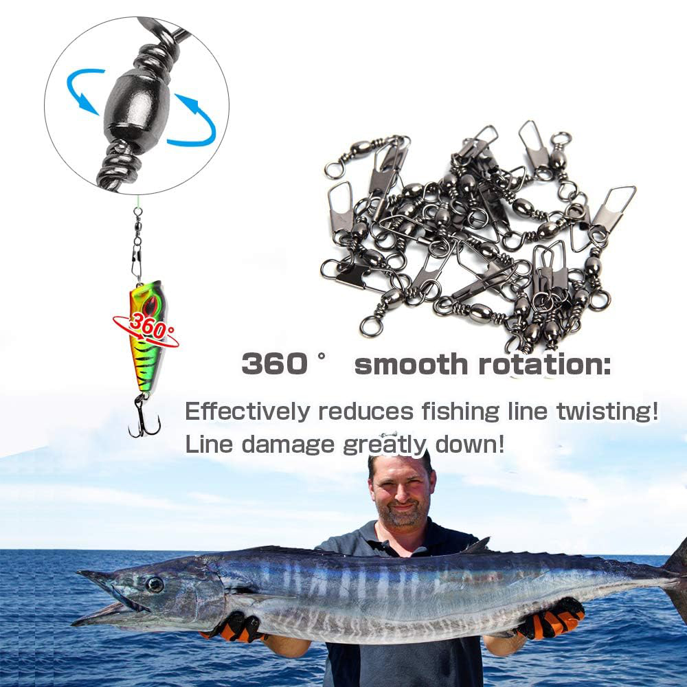 50Pcs Stainless Steel Snap Swi - Baitcasting Reel review and price