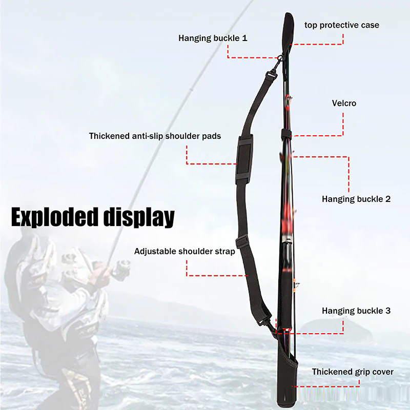 Adjustable Fishing Rod Storage - Reel Cover review and price
