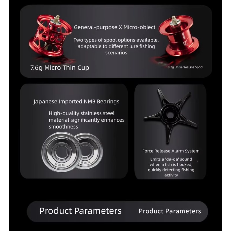 P1 Casting Reel, 7.3:1 Gear Ra - Reel Handle review and price