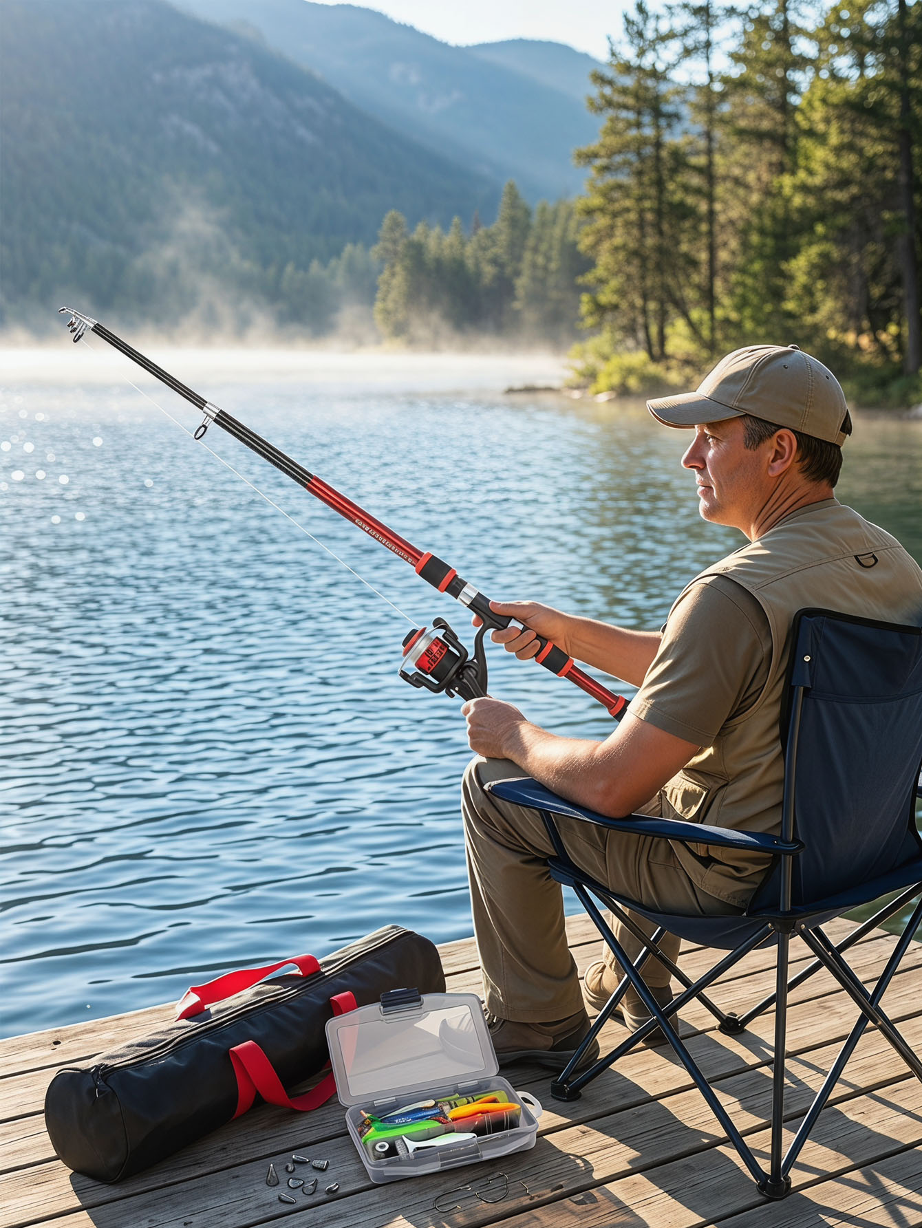 Fishing Rod Reel Combos Collap - Reel Bag review and price
